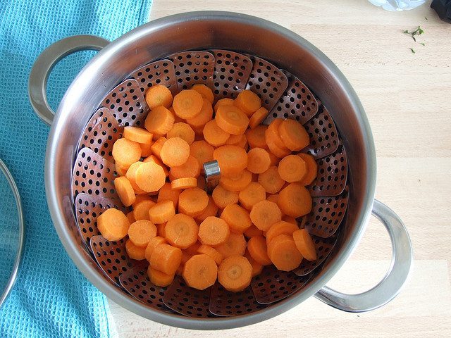 zanahorias al vapor